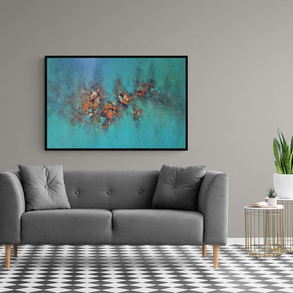 Peaking bottom  32" x 48"