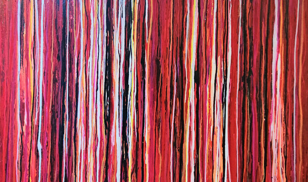 Tribal red  32" x 48"