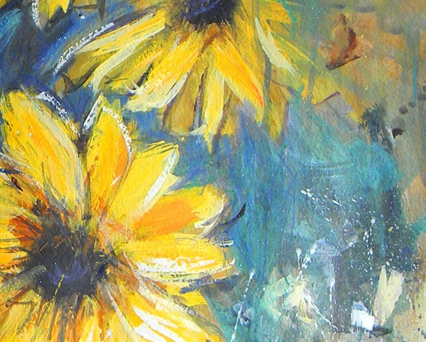 Daisies 18" x 22" (Framed)