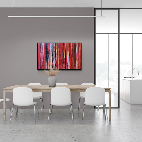 Tribal red  32" x 48"