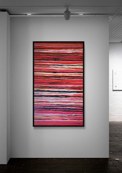 Tribal red  32" x 48"