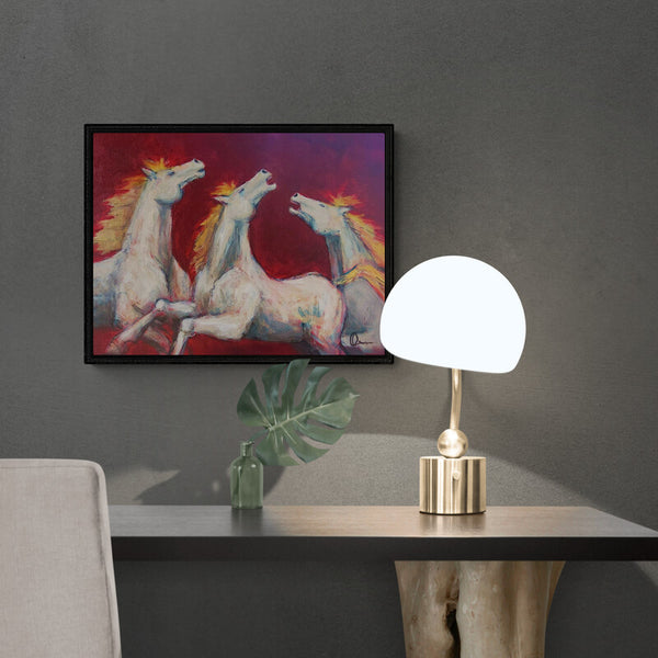 Horsing 16" x 20"